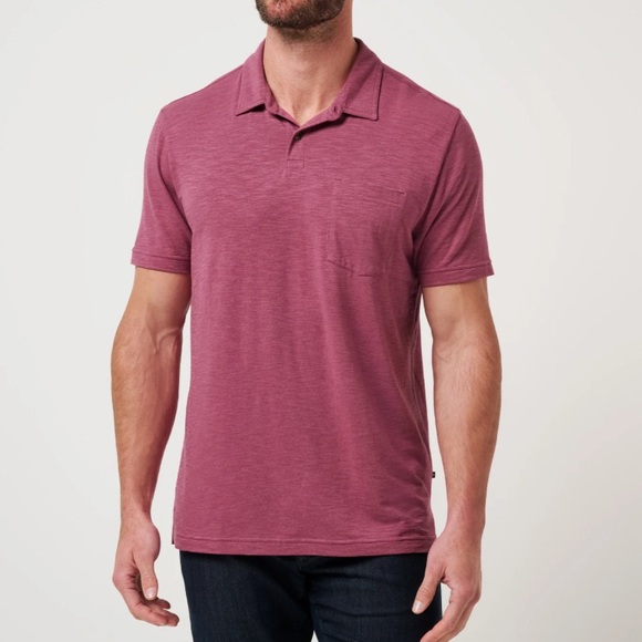 Travis Mathew Cloud Polo Damson NWT - Picture 1 of 3